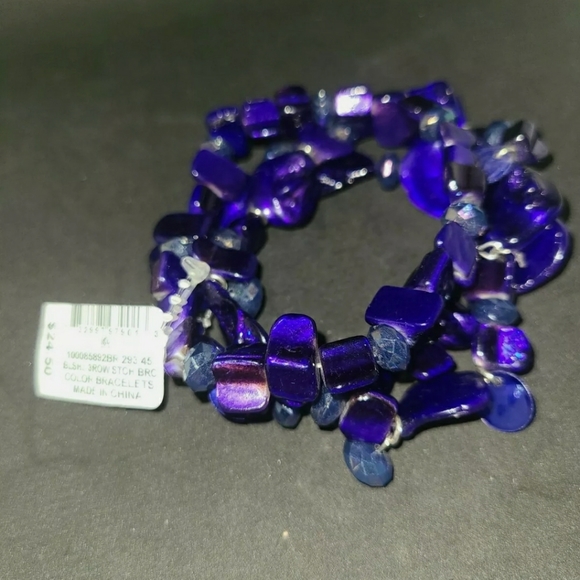 Blue Shell 3 Row Stretch Style - Picture 4 of 4